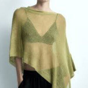 ISO Zara Fine Knit Cape Top